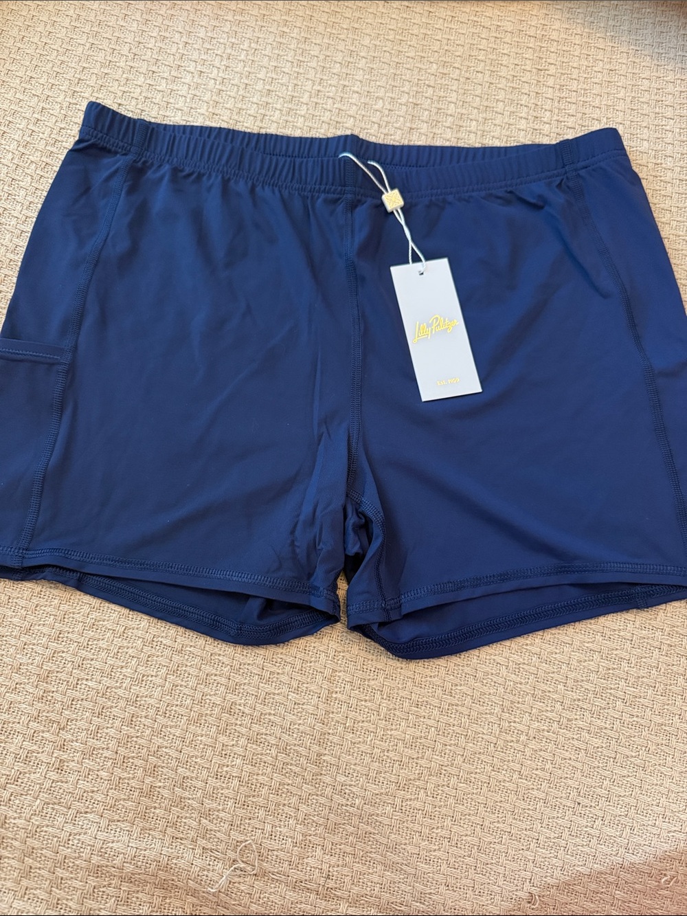 Lilly Pulitzer Navy Athletic Under Shorts